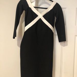 Black and White Bandage Midi Dress! NEVER WORN